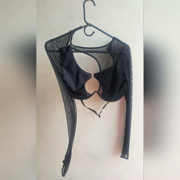 Made in colombia underwire push up long sleeve top - Picture 6 of 6
